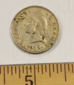 5 Cents Coin Dominican Republic 1972