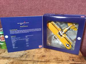 lot 53 image: Hobby Master Boeing Stearman Die-Cast Display Model