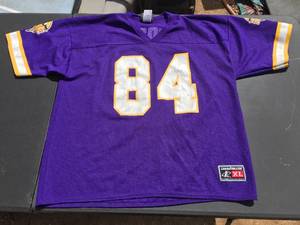lot 105 image: Logo Athletic Randy Moss Vikings Jersey