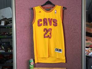 lot 127 image: Adidas Lebron  James Cavs #23 Basketball Jersey
