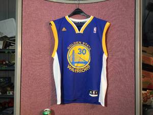 lot 130 image: Adidas Curry #30 Golden State Warriors NBA Jersey