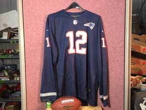 lot 132 image: NFL Players - On Field Grady #12 Patriots JerseyFootball