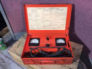 lot 144 image: Vintage Niehoff T-14 Voltage Regulator Tester