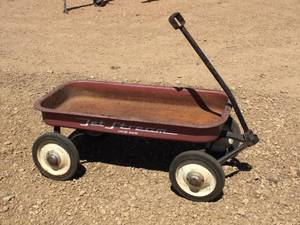 lot 151 image: Vintage JET STREAM Metal Wagon