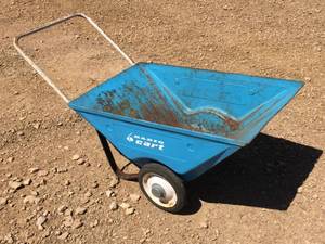 lot 153 image: Vintage Radio Cart Lawn-Utility Cart