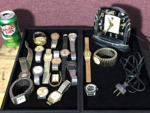 lot 163 image: Vintage Wrist Watches - Clock