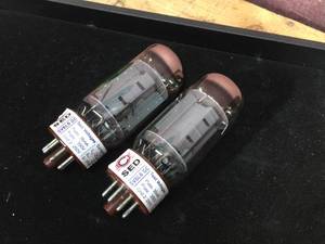lot 165 image: Pair SV6L6-GC Vacuum Tubes