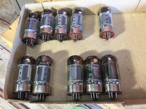lot 168 image: 10 Svetlana 6550C Vacuum Tubes