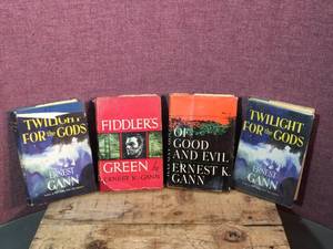 lot 193 image: 4 Ernest Gann Hardcover Books