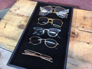 lot 203 image: Vintage Eyeglasses Including Shuron Cat Eyes