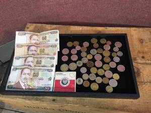 lot 204 image: Group Foreign Coins - Currency - Game Tokens