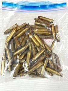lot 17 image: 60 Rounds .223 Brass Casings for Reloading