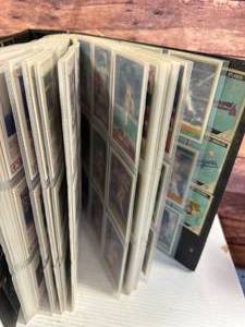 lot 33 image: Binder Full of 1989 Sportflix Baseball Cards