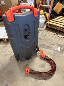 lot 35 image: Rhino 21 Gallon Portable RV Waste Tank & Hose