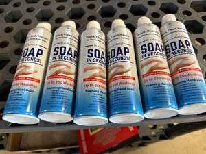 lot 50 image: Lot of 6 Soap in Seconds $14.95 retail each