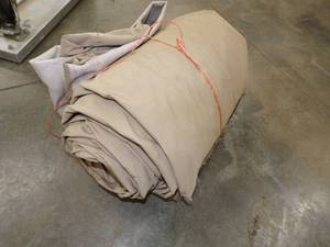 lot 17 image: Large Tarp good for Wood Pile may have holes or rips