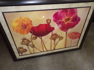 lot 41 image: Large Framed  Print