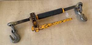 lot 23 image: PEERLESS Ratchet Load Binder Folding, 12,000 lb Working Load Limit, 38 in Trade Size G70