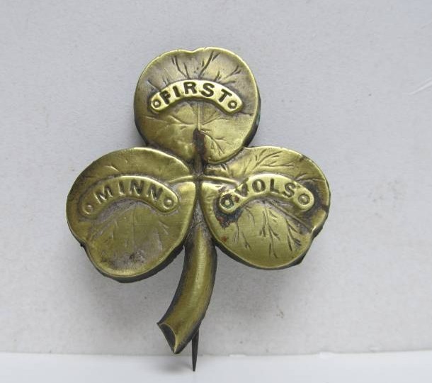 小物 Mn Rare Original Civil War era 1st Minnesota Volunteers Corps Badge