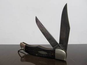 lot 24 image: Nice Old Vintage CASE XX Dual Blade Folding Knife