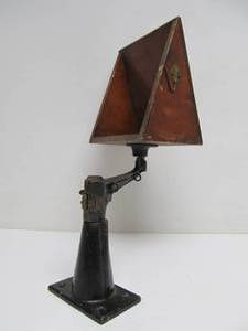 lot 30 image: Antique BUNNELL Railroad Sounder Box wSwing Arm