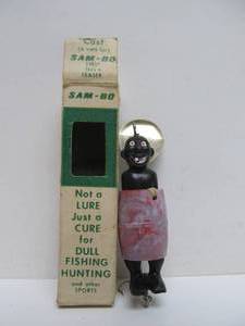 lot 41 image: Old Vintage SAM-BO Fishing Lure wOriginal Box