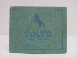 lot 48 image: Antique 1915 COLT Firearms Gun Catalog