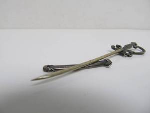 lot 66 image: Old Vintage Sterling Silver Sword Tie Clip