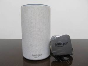 lot 108 image: Working Amazon Echo Smart Speaker wCord