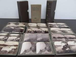 lot 17 image: Set of Antique Niagara Falls Stereoviews in Original Case