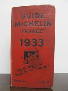 lot 18 image: Awesome Original 1933 French Michelin DrivingTouring Guide