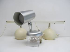 lot 160 image: 2 Mid Century Light Fixtures