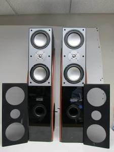 lot 170 image: Large Working Pair of Skyline Digital Pro Series - Denmark Image 900SL Tower Speakers