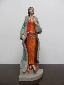 lot 132 image: Lovely Signed Vintage Art Nouveau 1920s Style Figure