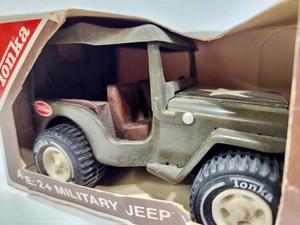 lot 204 image: New in Box Vintage TONKA Military Jeep