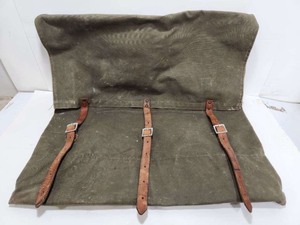 lot 230 image: Very Cool LARGE Old 1930s era Monarch Brand Canvas & Leather Duluth Pack