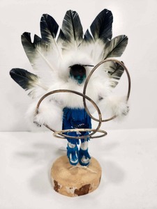 lot 237 image: Quality Hand Made Signed Native American Kachina Doll