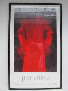 lot 195 image: Large Vintage JIM DINE Walker Art Center Exhibition Poster - 1984
