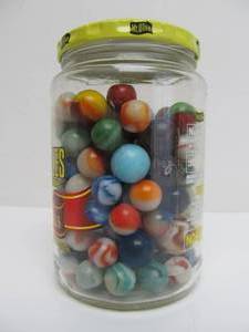 lot 199 image: Exceptional Jar of Old Vintage & Antique Marbles