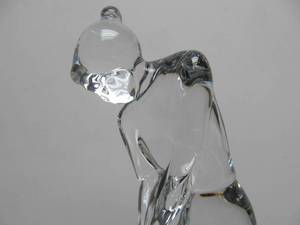 lot 286 image: Large Signed BACCARAT Lady Golfer Crystal Statue