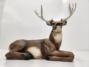 lot 306 image: Larger Size Limited Edition Deer Statue