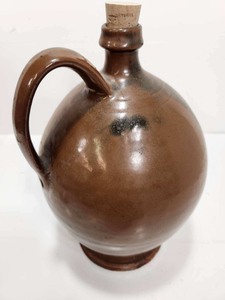 lot 375 image: Antique Stoneware Jug wHandle