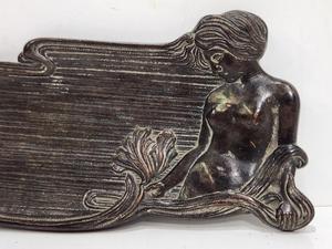 lot 364 image: Orig Antique 1920s Art Nouveau Figural Nude Tray
