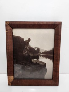 lot 403 image: Original Antique Native American Photograph The Scout by R.H. McKay Missoula Mont. 
