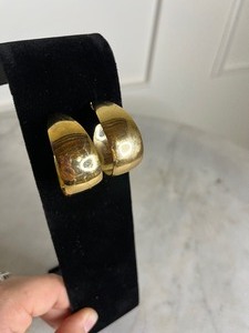Vintage Gold Hoop Earrings