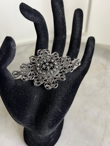 Ornate Rhinestoned Brooch