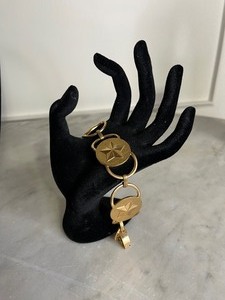 Sarah Coventry Bracelet Gold Tone Stars Metal Vintage Link