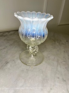 lot 42 image: Opalescent Tulip Vase