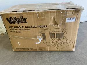 lot 7 image: Valwix IndoorOutdoor Inflatable Bounce House with Slide
