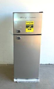 lot 12 image: Frigidaire 7.5 cu ft Platinum Series Stainless Steel 2-Door Apartment Size Refrigerator with Top Freezer